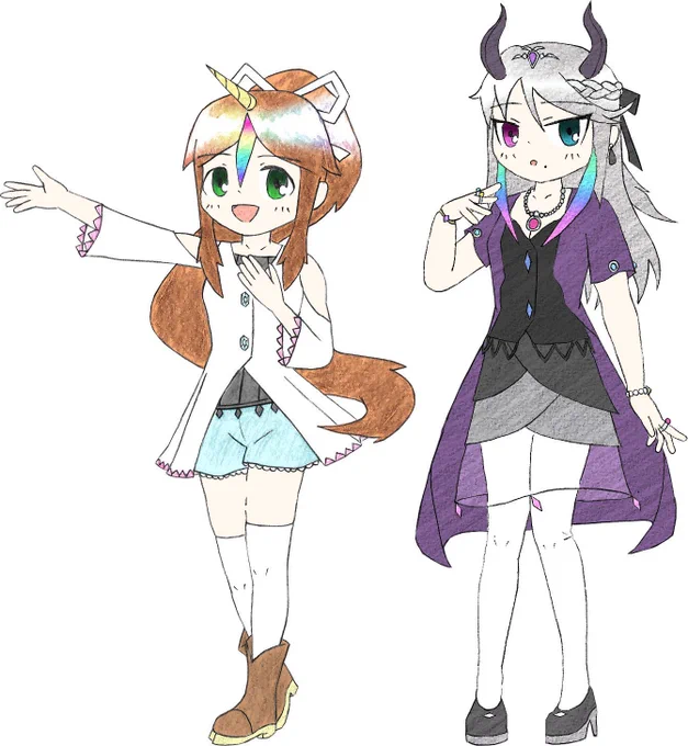 せっかくだからこの2人にも何かしらの絡ませる機会とか与えてみたいな角のある馬だし、恋してるし(現在面識なし) 