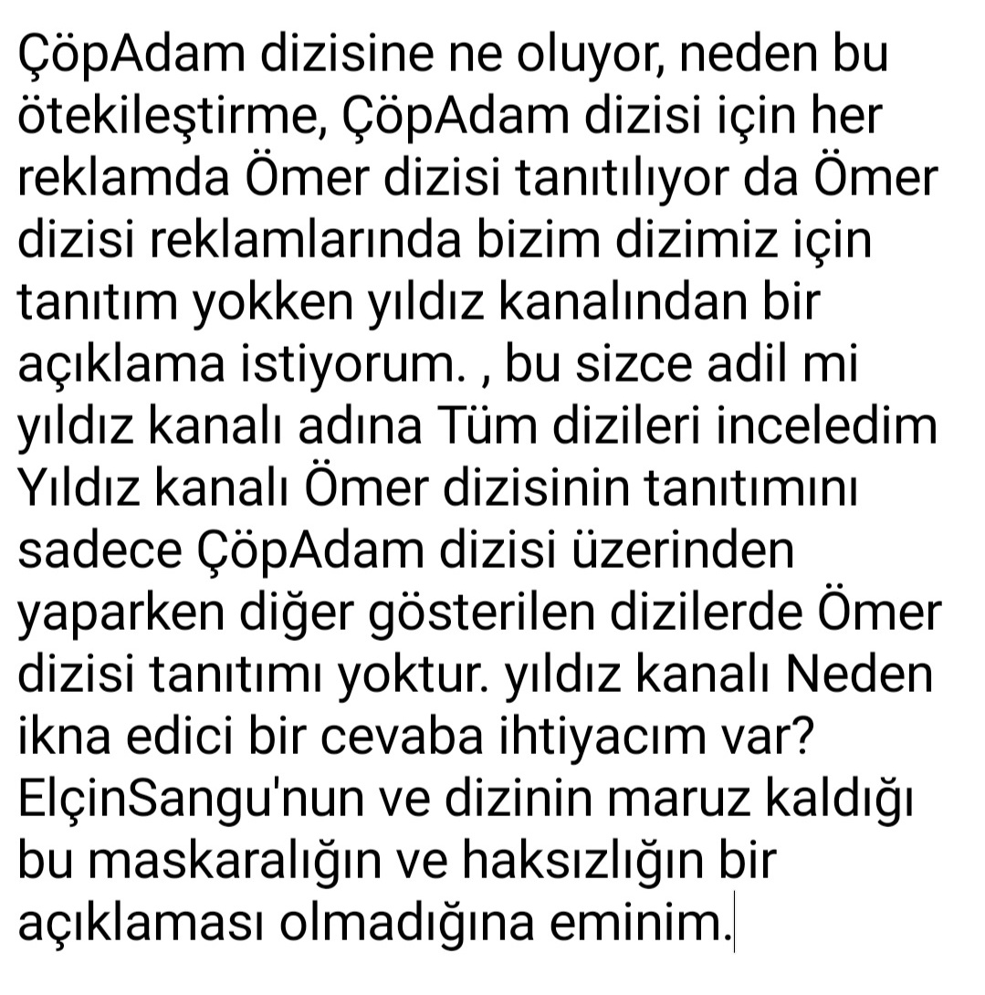 henrymiller4796's tweet photo. #ElçinSangu #ElcinSangu 
#EnginAltanDüzyatan
#peri #Tamer #çöpadam 
#TamPer #ÇöpAdam
@startv @copadam_dizi @OGMPictures 
?????😞😡😔 https://t.co/F5xzJGE9Tk