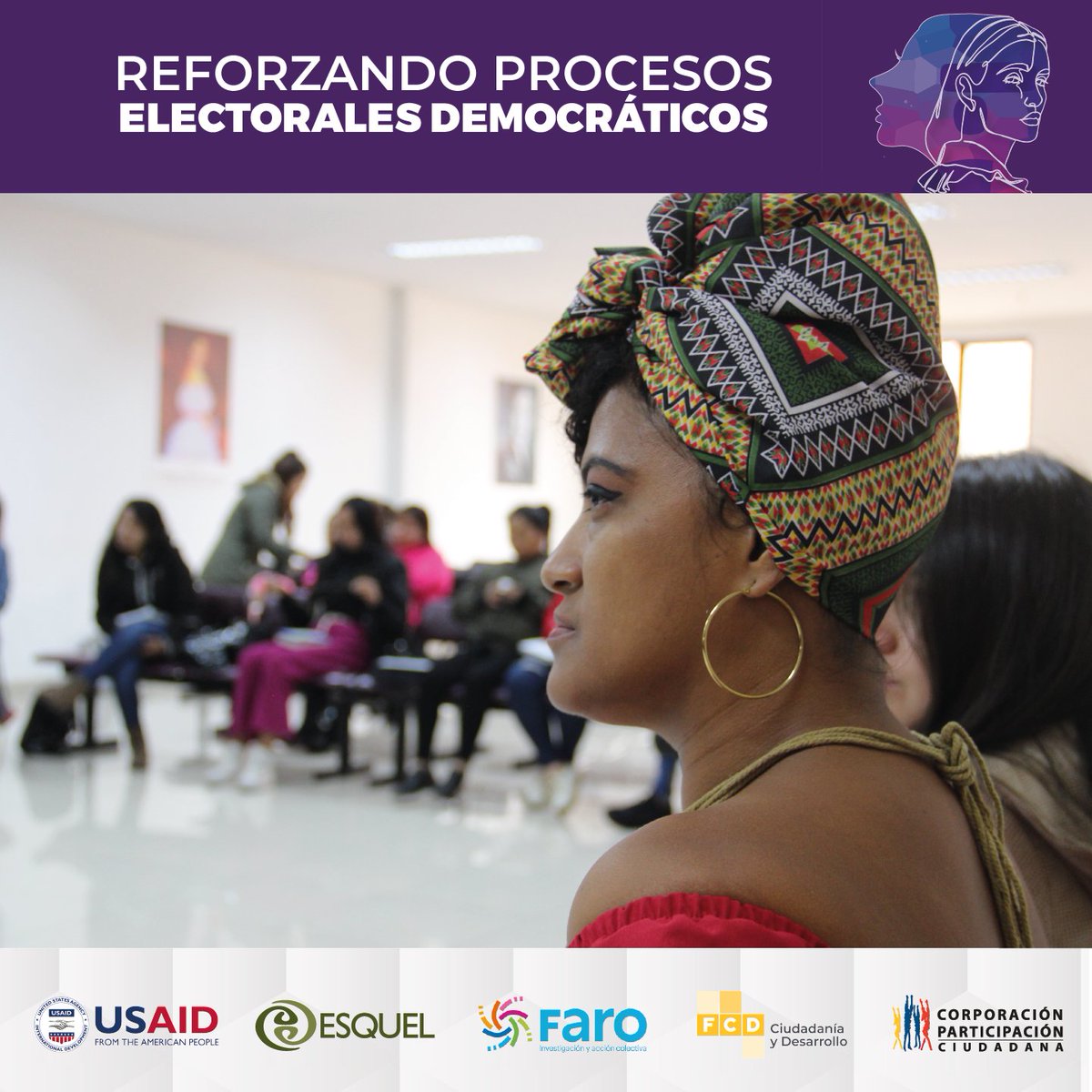 FundacionEsquel's tweet photo. 🤝#LiderazgosFemeninos #Ibarra | Terminamos segunda jornada del primer módulo del proceso formativo "Liderazgos Políticos femeninos"  desarrollado en Sierra Centro Norte.
📌@USAIDLAC @FundacionEsquel @FARO_org @FCD_Ecuador @ParticipacionPC https://t.co/0CRBUIrzB3