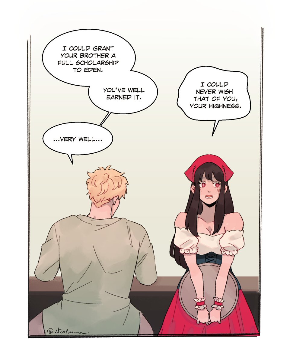 Finally finished this bit of lore for loidyor royal guard AU! The crown prince and the captain of the guard have a chance encounter in town as just Loid and Yor...

👑⚔️🌹
#loidyor #spyxfamily 
