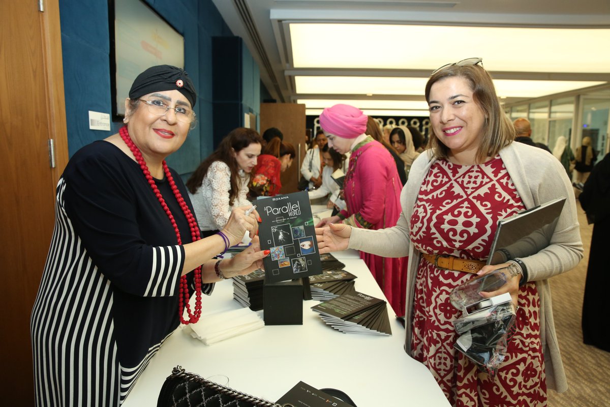 ZeeArtsGallery's tweet image. Our congratulations go out to Roxana Jaffer for the launch of her anthology of poetry which was launched two years ago, &quot;A Parallel World,&quot; during the post pandemic for the #WomenDay
Roxana has graciously read a few of her mesmerizing poems on the stage of #MBRLibrary 
#ZeeArts