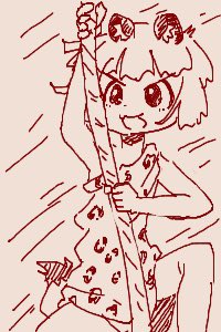 「ちかごろのらくがき1丸ごとチキン 」|うちうのイラスト
