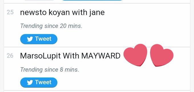 Bingkay84's tweet photo. Yung kahit kaunti lng nakidotdot pero nagtrending parin
Thank you sa mga walang sawang nakijoin gang ngaun.
Good job sa inyong lahat👏

MarsoLupit With MAYWARD

#MayWard
#ASAPpower
@ASAPOfficial 
@maymayentrata07
@Barber_Edward_ https://t.co/xyPZ2h8xp9