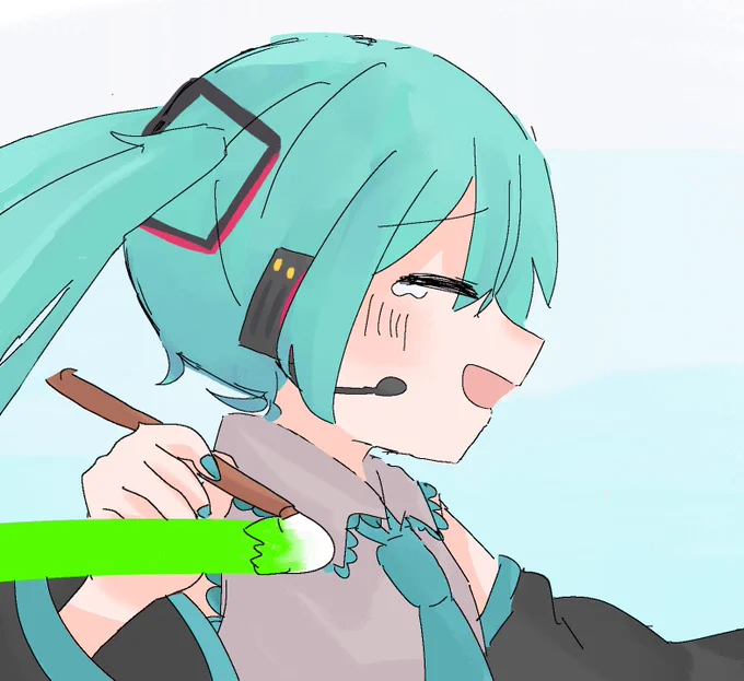 一千光年/いよわ    #初音ミク #VSFA #絵柄が好きっていう人にフォローされたい