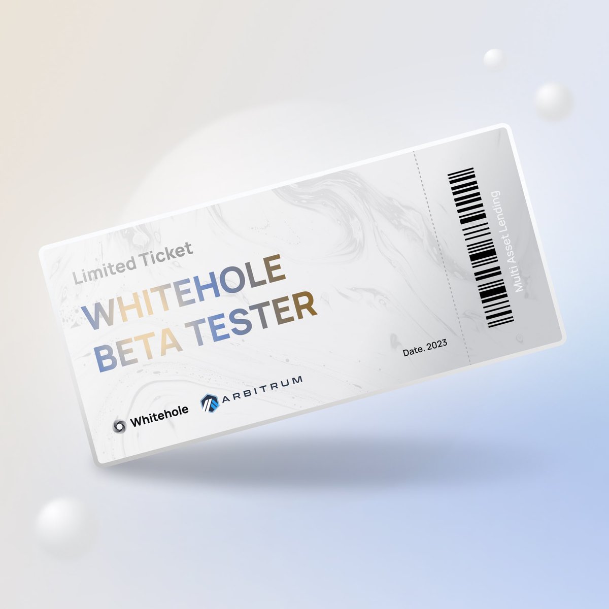🎁Testnet Wl GIVEAWAY🎁
 
For those who missed out,
50WL to 50 lucky winners

Draw in 24hours | 
▪️Follow <a href="/WhiteholeFi/">Whitehole Finance (💙,🧡)</a> <a href="/ArbitrumNewsDAO/">ANDAO (💙,🧡) 🦇🔊</a>
▪️RT&amp;Like 🤍🖤
▪️Tag 3 frens
▪️Evm wallet in the comments

#whiteholefi #arbitrum #giveaway