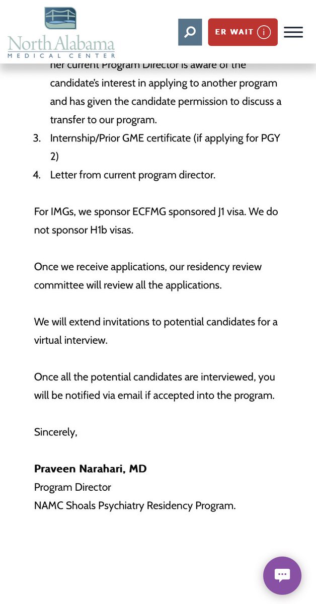New Psychiatry program in North Alabama Medical Center, recruiting Pgy1 and Pgy2 residents.. please refer to details below.. <a href="/Inside_TheMatch/">Inside The Match</a>