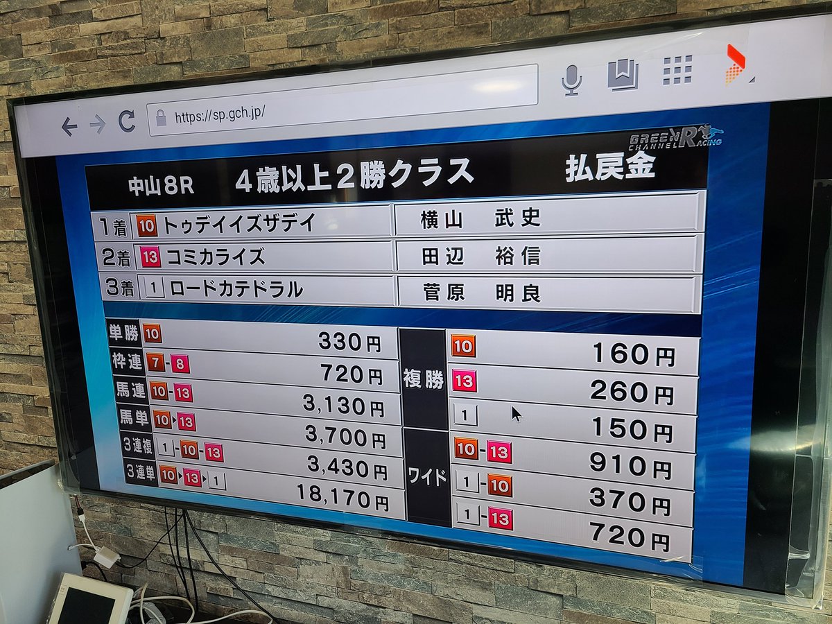 jslCnCfSRauMdLP's tweet photo. これが魂の勝負レース

⑬コミカライズ２着🎉
５番人気

サロンメンバーに言いましたが
今日はここ１番自信あった

複勝260円　十分すぎる
20万が52万

しゃーーーーー👍️

馬単37倍

これが魂の勝負レースじゃ

これが最強��ロンじゃ

リツイート　いいね　よろしくな https://t.co/A2Pqonuyqu
