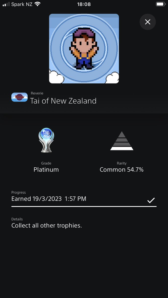 SunnyPeeee's tweet photo. @rainbite Really enjoyed seeing kiwi culture in a video game! It’s inspiring me to keep working on my own game! Now onto to Trigger Witch! https://t.co/EkbWn8AeSr