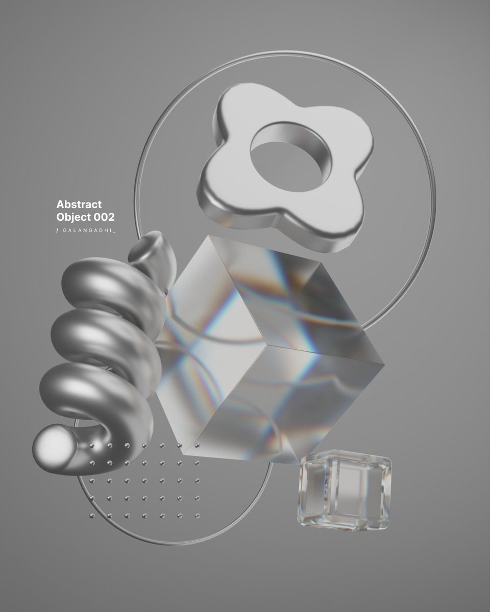 galangadhi__'s tweet photo. No. 002 Glasses

Made in blender 3d software, abstract 3d glass composition blender experiments

#thedesigntip #octanerender #blendercycles #blenderrender #howiseedatworld #gsgdaily #cyclesrender #blenderart #blendershare #blendercentral #digartshare #plsur #blendershare https://t.co/WCxwxL2CLH