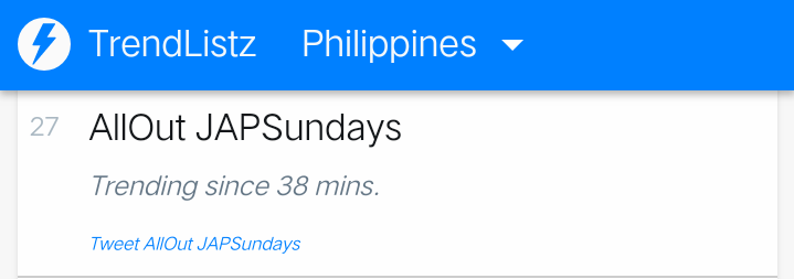 HeartyMn's tweet photo. Trending na tayo! 

GustoNaminYan JULIEVER 
AllOut JAPSundays
#AOSGustoKoYan 

@MyJaps @RAYVERCRUZ20 
@AllOutSundays7 https://t.co/oCiG9qp3l2