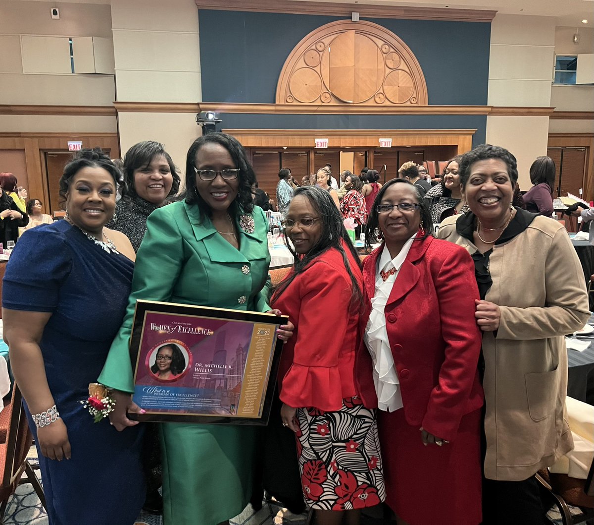 I am truly honored to be inducted as a 2023 Chicago Defender Woman of Excellence! Thanks again @ChiDefender! I’m so THANKFUL & GRATEFUL for this recognition of my life’s work! Indeed, I’m BLESSED! #CDWOE2023 #MyMinistry @ChiPubSchools @TheFundChicago @ilprincipals @NAESP