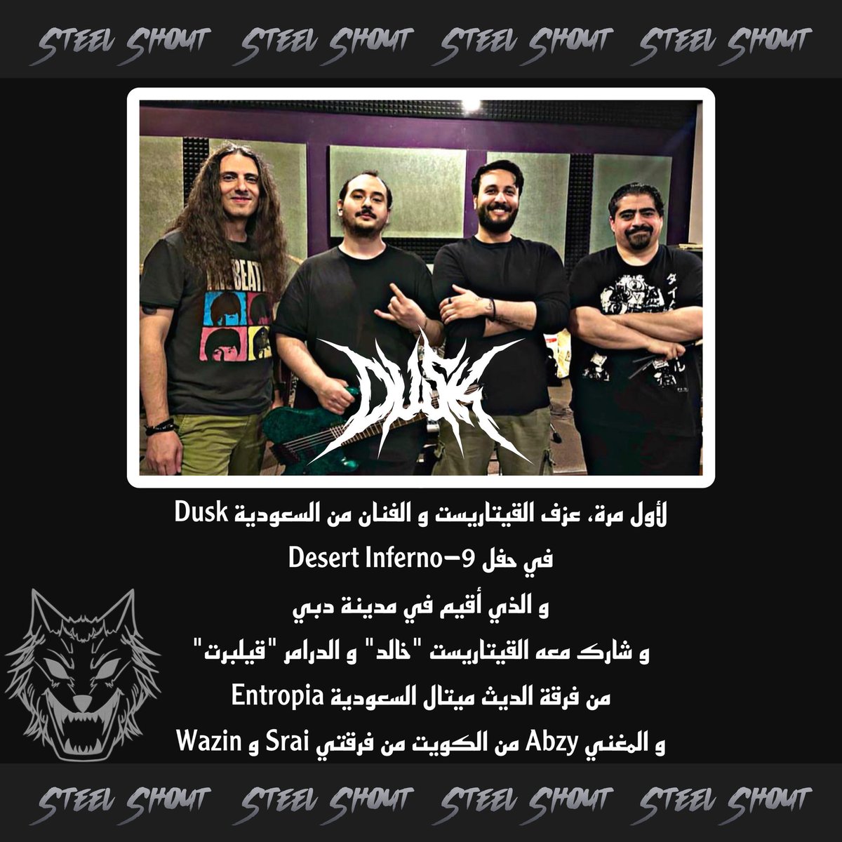 Our boy rocked it last night alongside these badasses musicians 🤘🏻🔥
<a href="/Official__Dusk/">Dusk</a> @Abzyangels <a href="/RealEntropia/">Entropia</a>