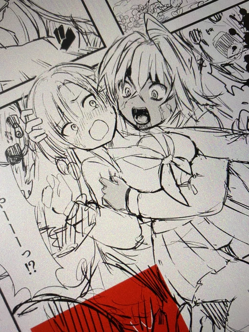 ちみどろ3話下書きおけおけもらえたので清書! 