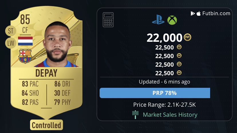 TheFutInflation's tweet photo. Another sell time for the premium server! 😴

12,000 —> 22,000

8900 PAT! 🔥

Server link in bio! Join today! 😎

#fifatrading #fifatradingtips #fifacoins #snipingfilter #messi #ronaldo https://t.co/qh2uZQmutS