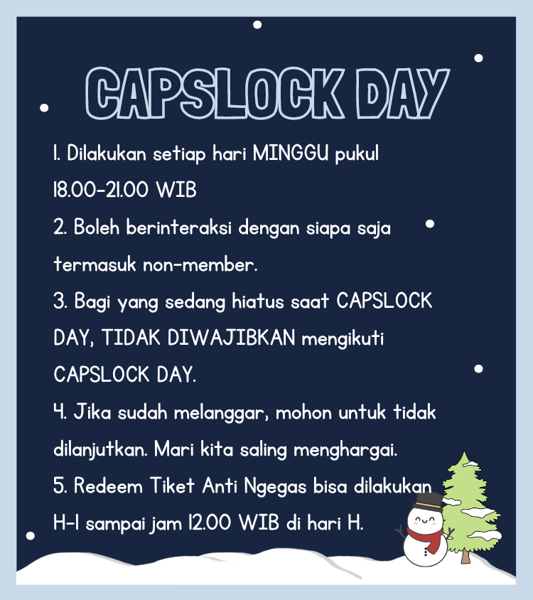 SUBxSNOWY's tweet photo. CAPSLOCK 19 MARET 2023 https://t.co/fskeWyjm1S