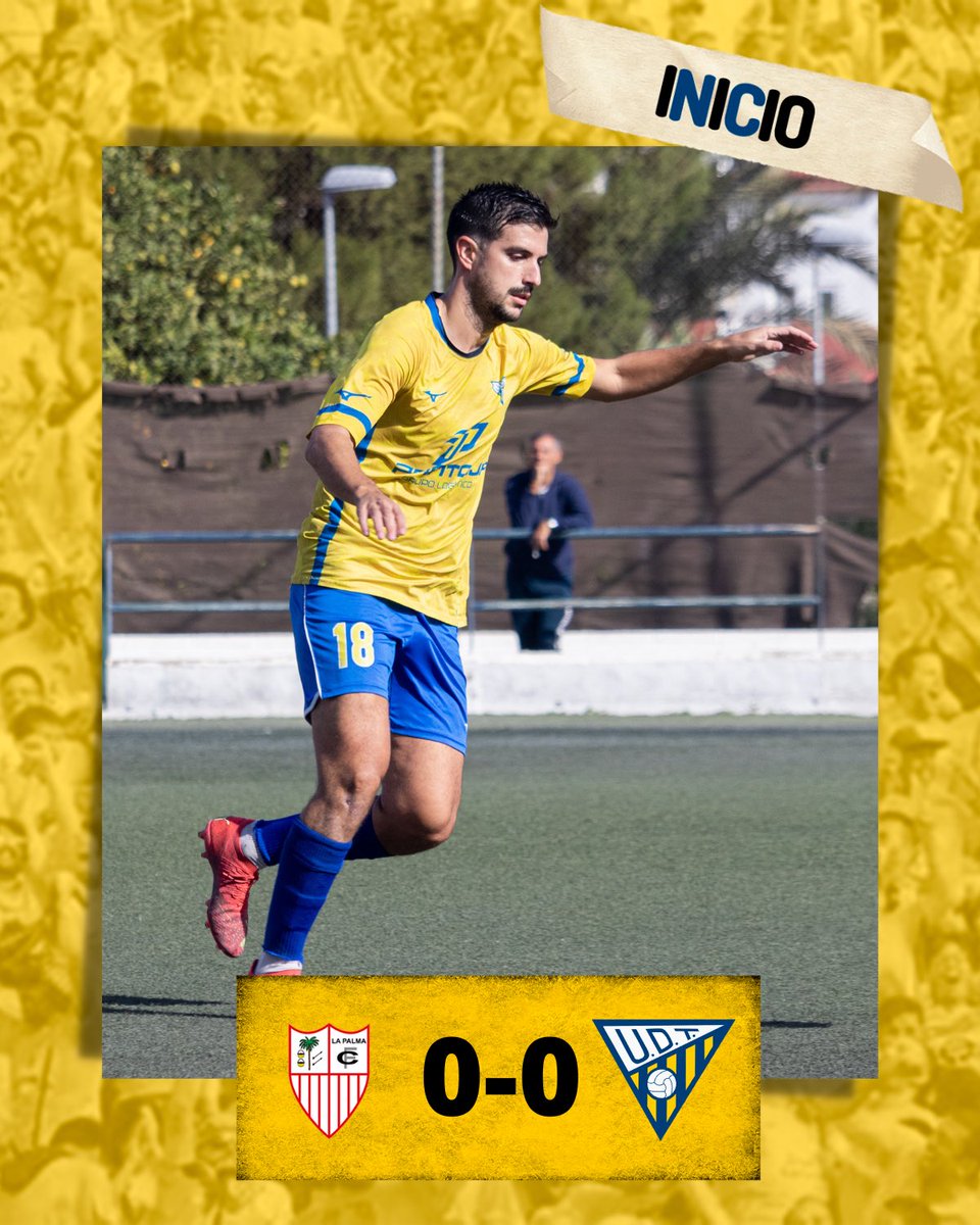 UD_Tomares's tweet photo. ⏰ 0' ¡ARRANCA EL PARTIDO!
#LPCF 0️⃣-0️⃣ #UDT
#UDT #OrgullosoDeLoNuestro https://t.co/ZP1WXHVbEu
