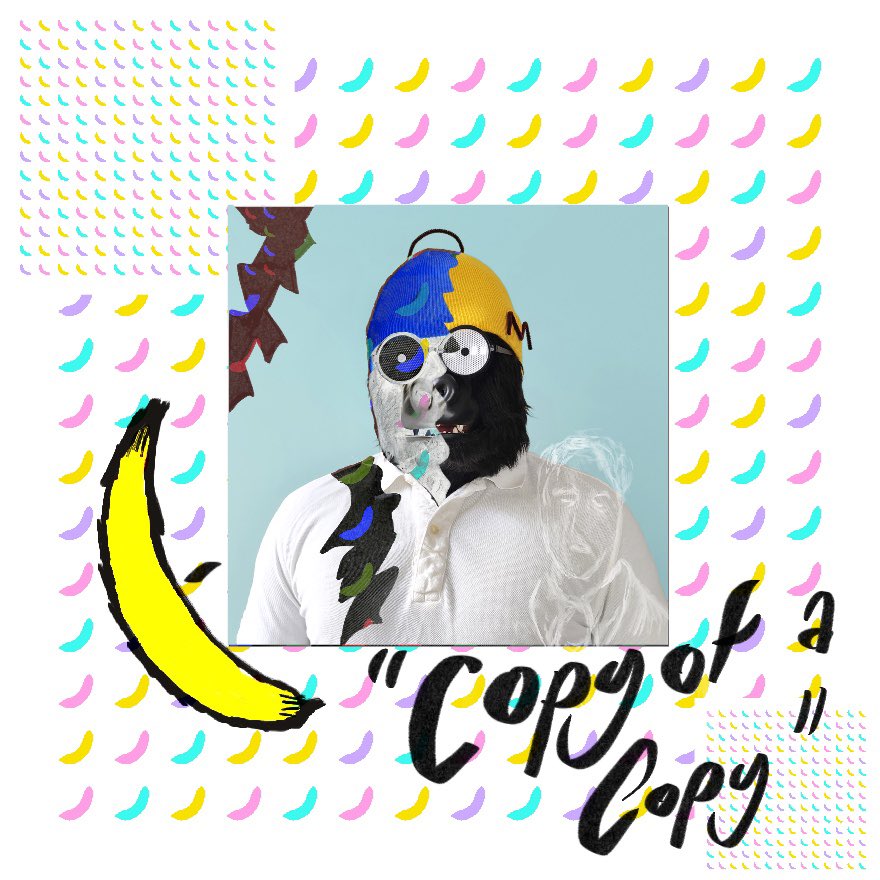 557.BOT remixing my new <a href="/BoredClaudePC/">Bored Claude 🦍</a>.
“Stick your passports up your hoop” #digitalart #Cardano #UNTSC <a href="/ArtofWeb3/">Art of Web3🎨</a> <a href="/ArtofCardano/">Art of Cardano🎨</a> minted with <a href="/RetroNfts/">RetroNFTs | CardanoNFTs</a> #silkysmooth boredclaudepc.teemill.com/theirony/