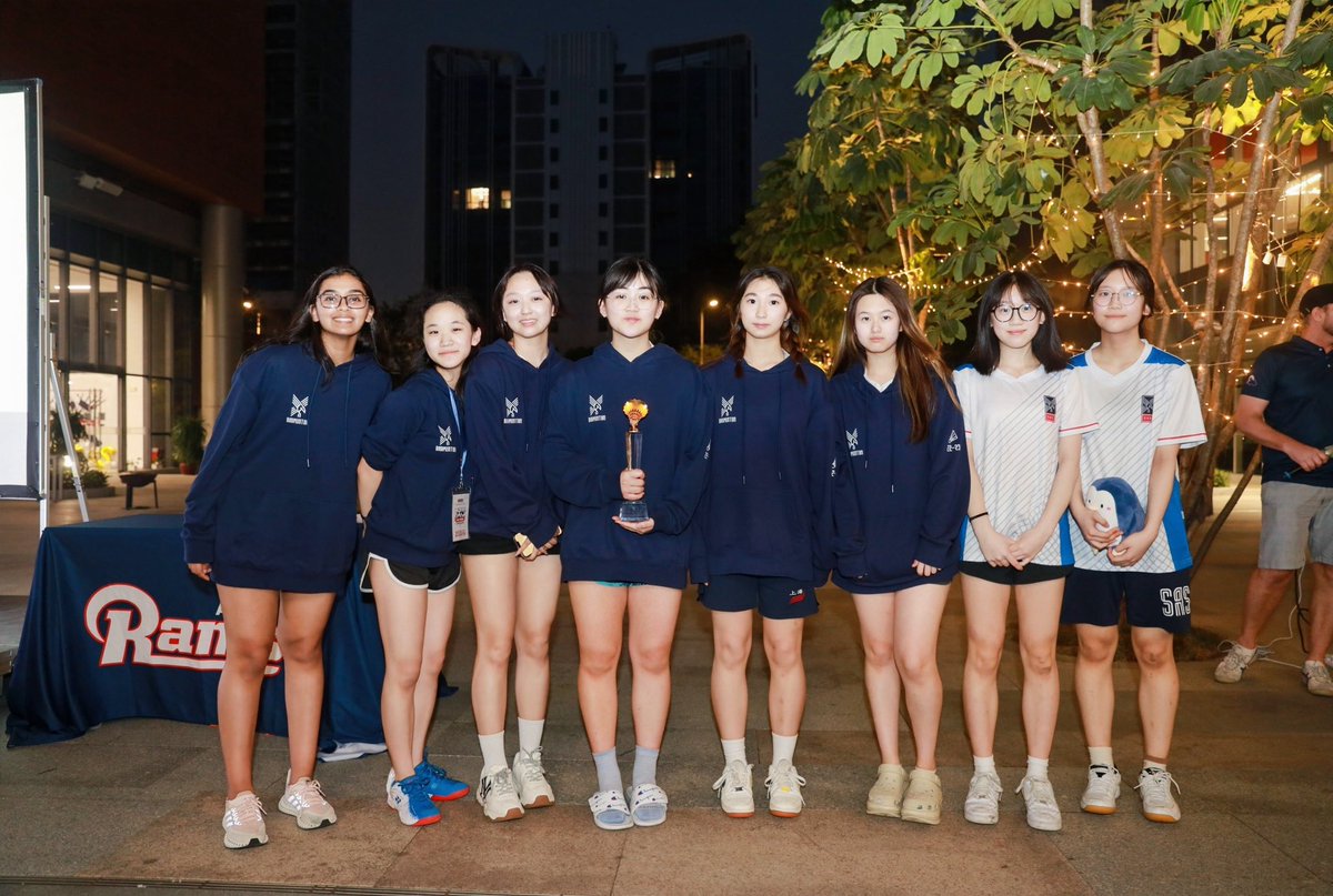 CoreyKydd's tweet image. Huge congrats to AISG Girls on their TriCities Soccer Championship win, without conceding a single goal! WAB Boys nailed it in a thrilling penalty shootout, and SASPD dominated Badminton in both boys' &amp;amp; girls' categories winning the best Team Award. #AISG #WAB #SASPD ⚽🏸