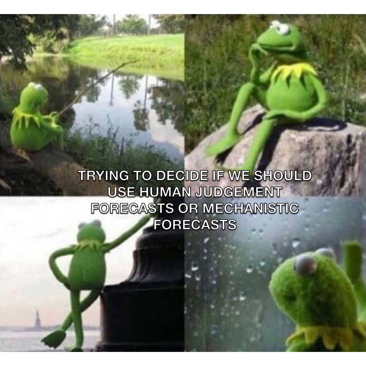nikosbosse's tweet photo. I gave a short talk @royalsociety on Human Judgement Forecasting in Epidemiology and @sciencejess_ turned it into a meme 😍

Summary and highlights of the talk below. https://t.co/6nSZFT8NhR