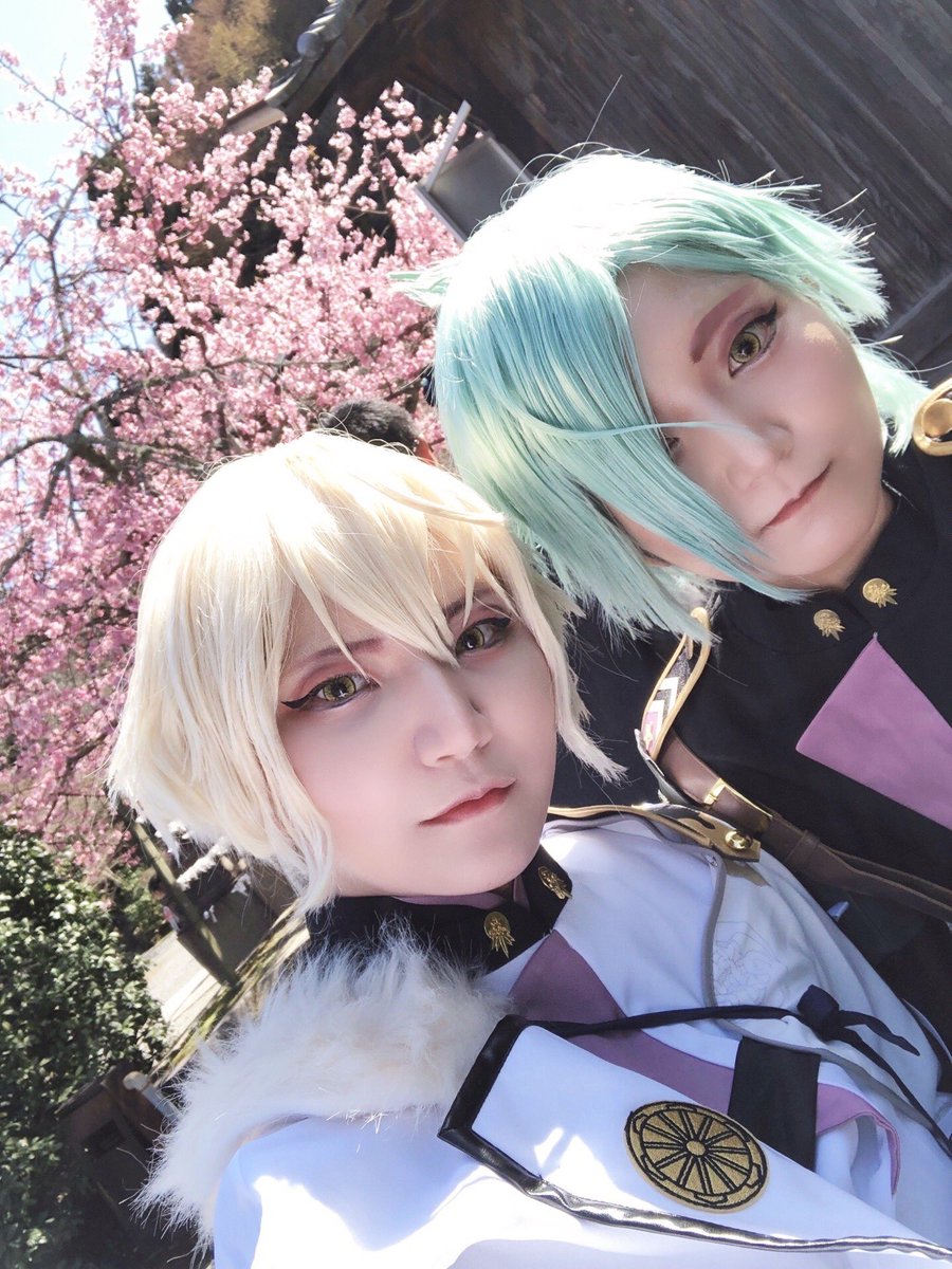 tora_zaemonn's tweet photo. コスプレ⚠️

刀剣乱舞:髭切、膝丸

携帯で撮った写真でのお気に入り2枚。
お家に帰ったらカメラで撮った写真見返すーー✨
…と、ワープステーション江戸もやっていいよって言質取ったので！！！
楽しみー🌸実現するかは別として…

#京都嵐山
#麗yers https://t.co/bXYHtKAurV