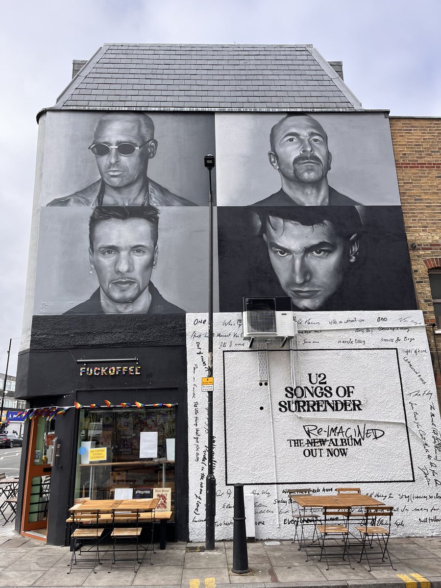 matt_shoreditch's tweet photo. Five minutes walk from home and I Found What I’m Looking For…

@U2 #U2SOS40 @U2Community @u2songs #U2 #fuckoffee #BethnalGreen #Shoreditch https://t.co/MIIpXIfzvJ