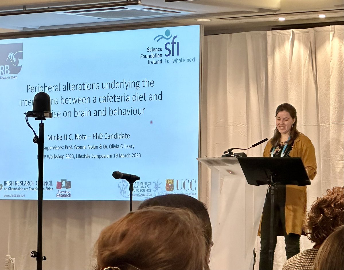John F. Cryan (@jfcryan) on Twitter photo Minke Nota <a href="/MinkeNota/">Minke Nota</a> from <a href="/AnatNeuroUCC/">UCC Anat. & Neurosci</a> presenting her PhD work on impact of diet-exercise interactions on cognitive function <a href="/ECNPtweets/">ECNP</a> Workshop for Young Scientists Minke Nota <a href="/MinkeNota/">Minke Nota</a> from <a href="/AnatNeuroUCC/">UCC Anat. & Neurosci</a> presenting her PhD work on impact of diet-exercise interactions on cognitive function <a href="/ECNPtweets/">ECNP</a> Workshop for Young Scientists