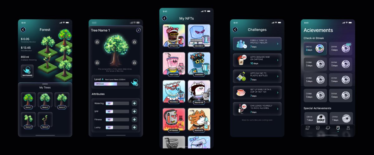 As I mentioned before, we have a bunch of campaigns for you to develop a healthy habit and in the meanwhile have fun in Web 3.0 world.