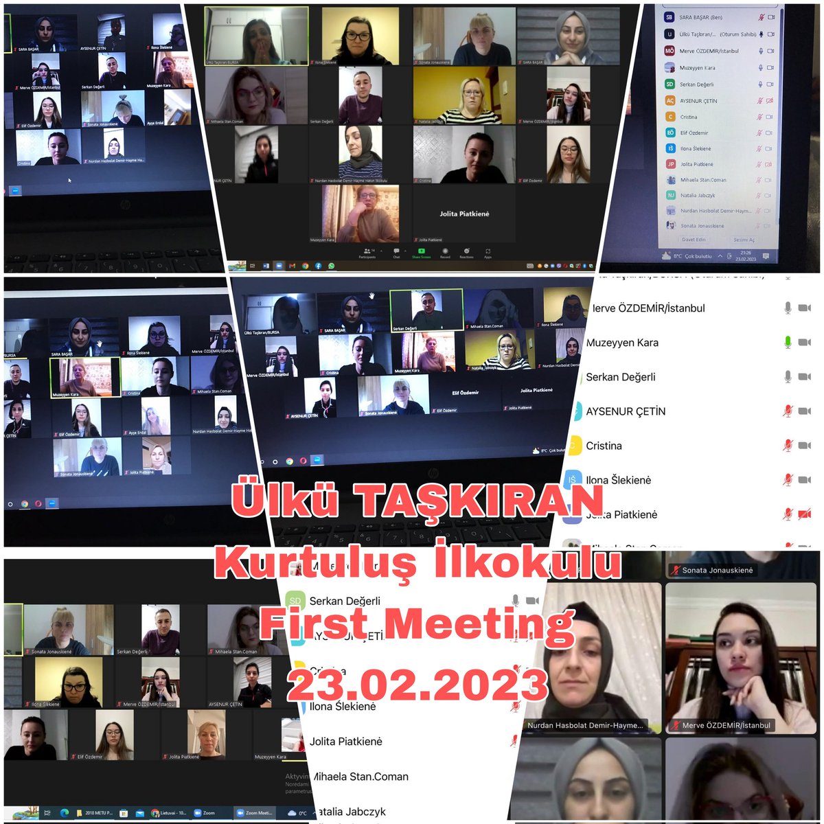 "Life's The Green "etwinning projemiz başladı.Kuruculugunu Bursa Orhangazi 'den Ülkü TAŞKIRAN ve Romanya'dan Coman Mihaela'nin yaptığı STEM projemiz ilk toplantısı ile başladı.10 ülke 27 öğretmenle projemiz devam ediyor.