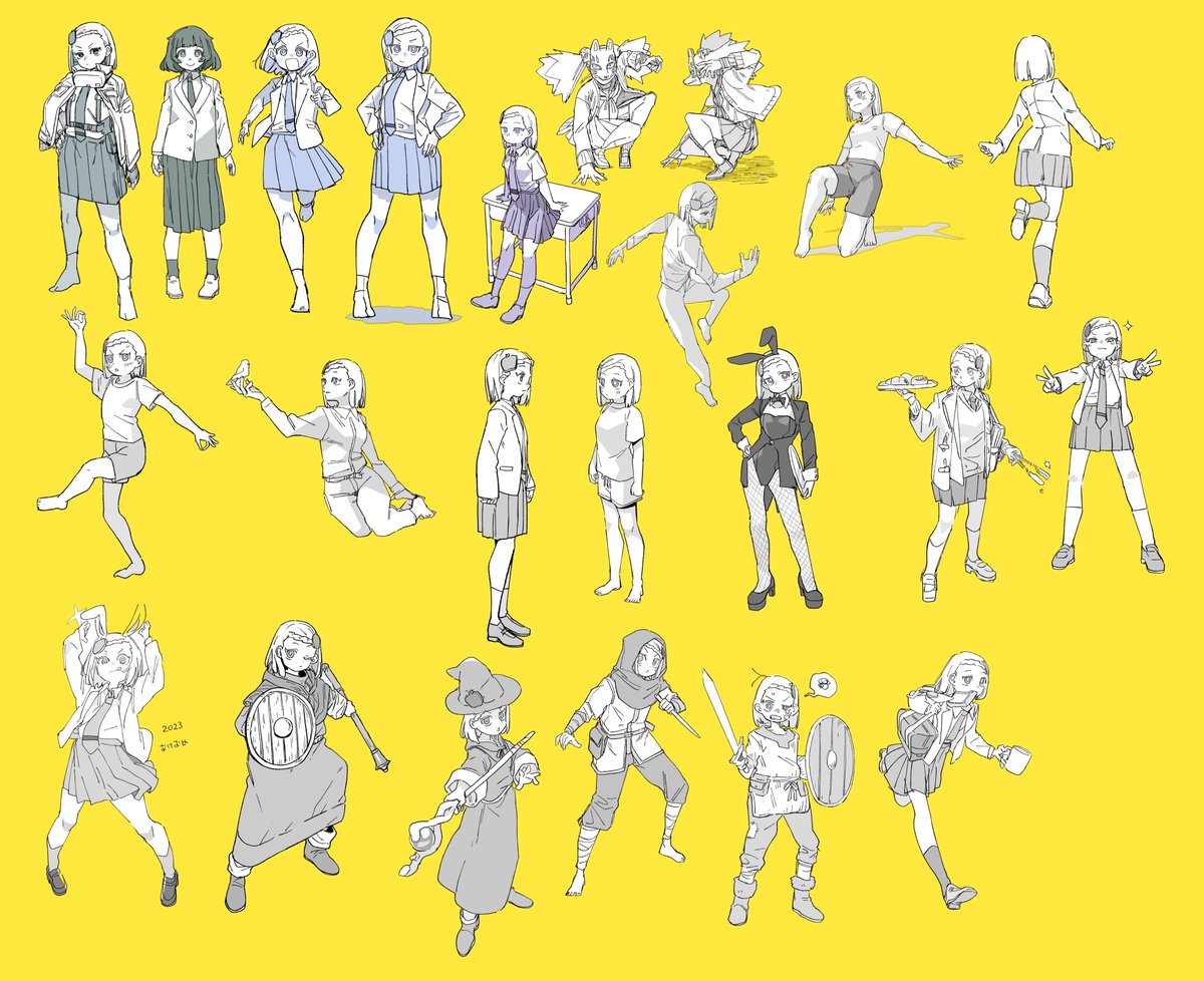 「」|保谷伸のイラスト