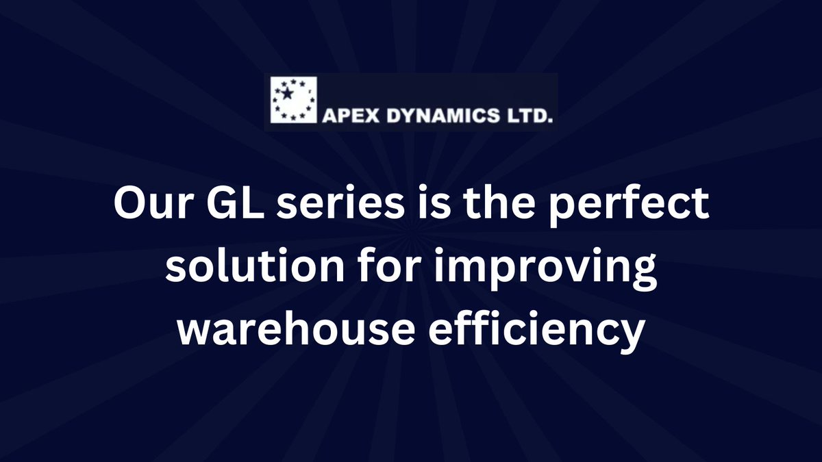 ApexDynamics_UK's tweet photo. Our GL series is the perfect solution for improving warehouse efficiency.
Its precision design and high torque capabilities make it an ideal choice for warehouse operations. #WarehouseOptimisation #IndustryInnovations https://t.co/7MBHeWWCaR