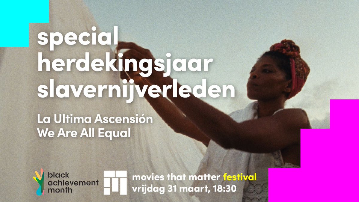 Op vrijdag 31 maart modereer ik het panelgesprek bij een speciale screening van Movies That Matter Festival in het kader van het Herdenkingsjaar Slavernijverleden, een programma in samenwerking met de Black Achievement Month <a href="/MoviesMatter/">Movies that Matter</a>. Komt dat zien! moviesthatmatter.nl/festival/film/…