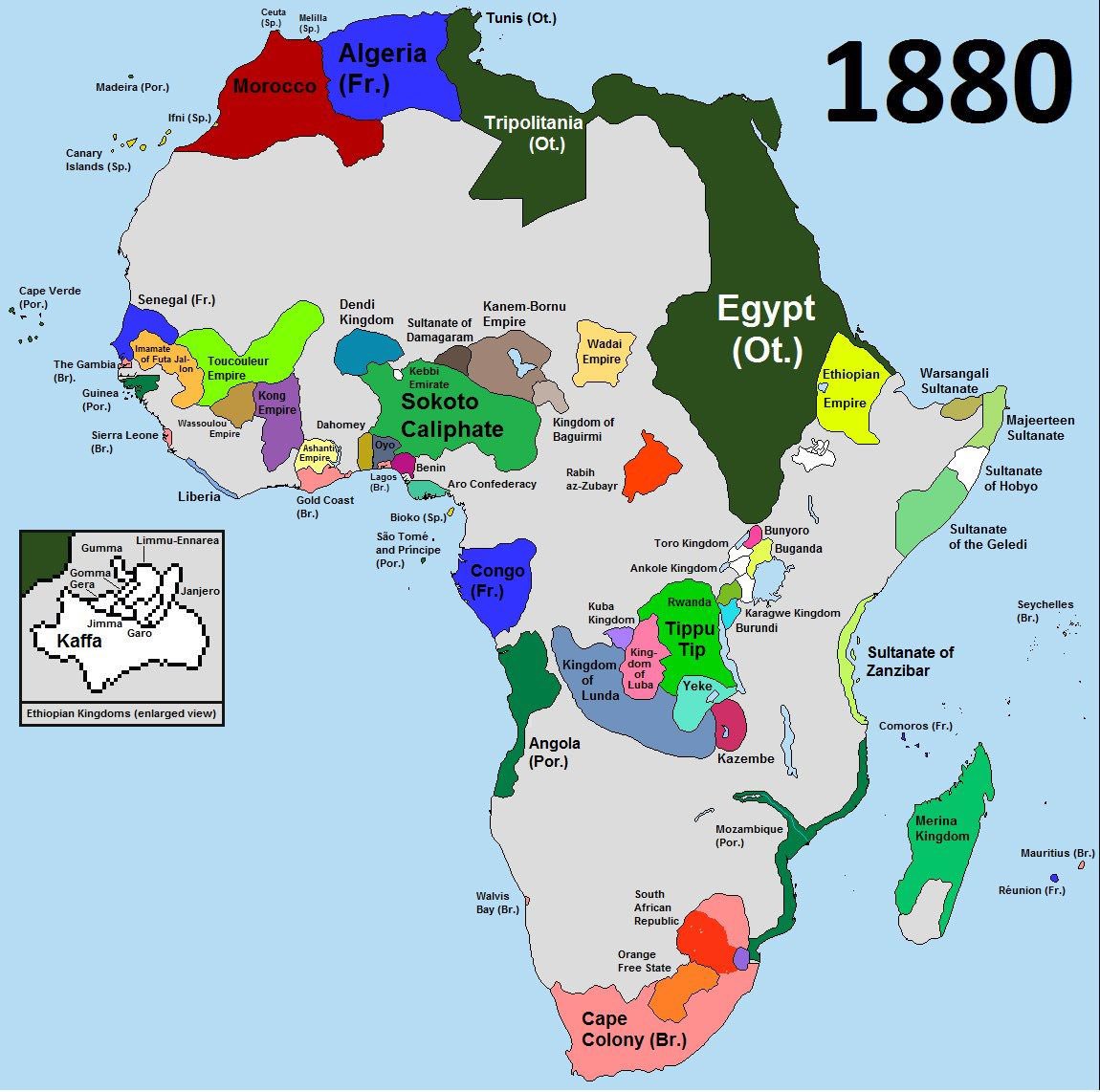Map of Africa before the 1884–1885 Berlin Conference. Can you identify your region? What was it called? Why was it given that name?  #decolonizehistory  Via @DrChikaEsiobu @nrunyowa @KefaOmbewa @lakeside_script @Kerichjoseah @walubengovich @L_Magere @AnjaBotswana @drleenk @OjokRe