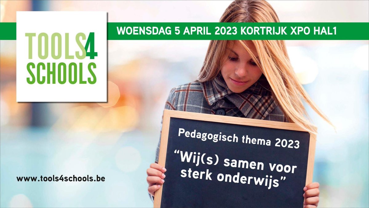 Op woensdag 5 april zijn wij te vinden bij stand 1140. We kunnen alvast verklappen dat wij een hele toffe prijs zullen verloten onder iedereen die onze stand bezoekt! Zien we jou daar? #tools4schools #xpokortrijk #media #digitalegeletterdheid #vr #onderwijs