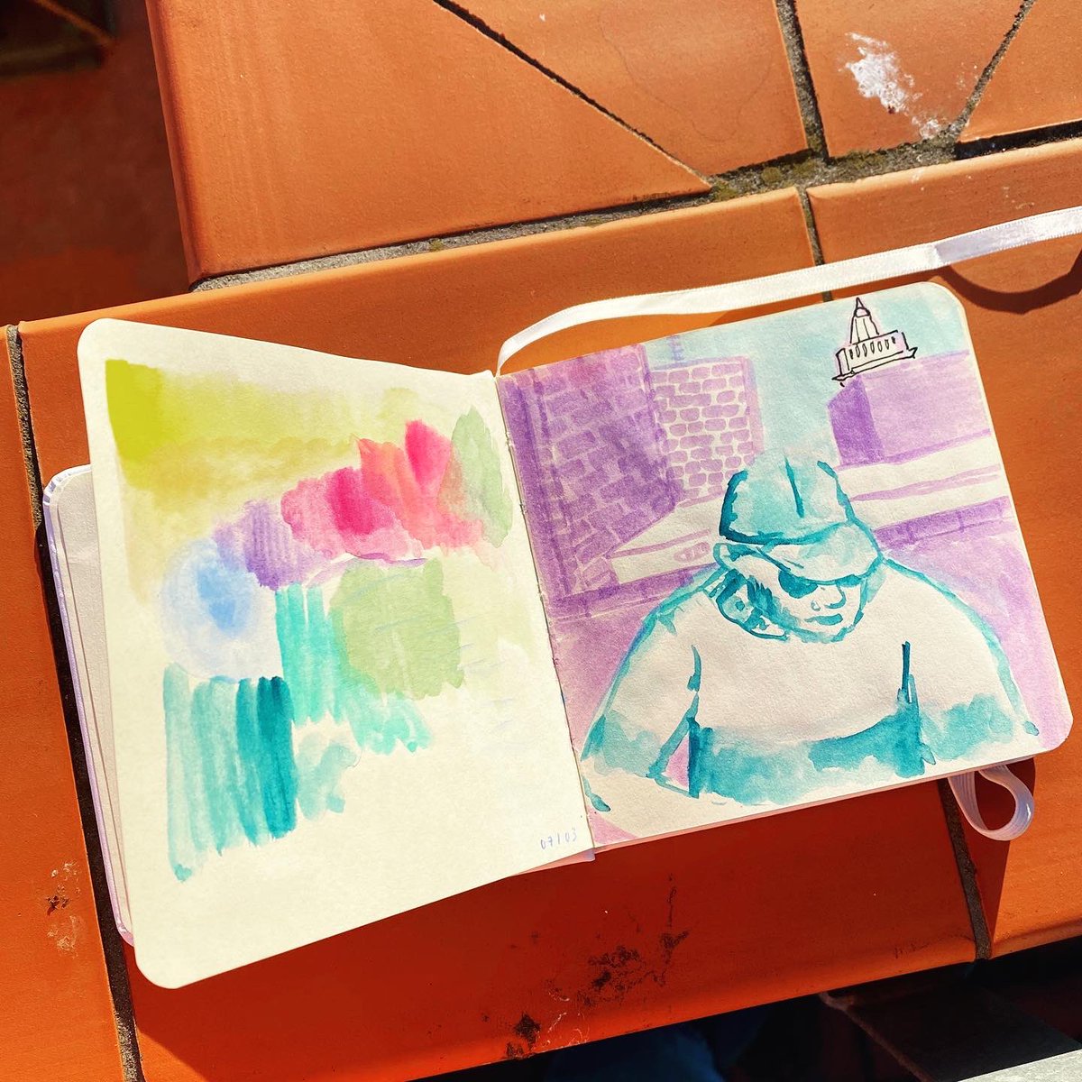 CharlotteVonhof's tweet photo. Sketches from last week. Just ignore the π¦ sh**
.
I used Watercolors, Ecoline Brushpens and a ink fountain pen
.
#sketchbook #barcelonasketch #sketcheveryday #draweveryday #sketching #drawing #instaart #drawingpeople #watercolorsketch #watercolor #gouache #ecolinebrushpen https://t.co/0JfCimwsfA