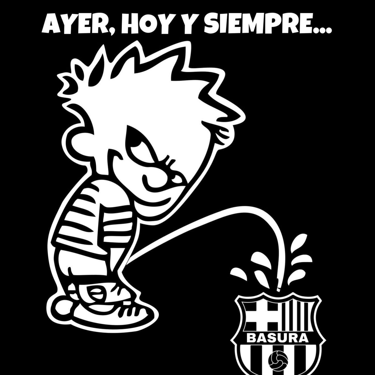 FondoSur_1980's tweet image. Ayer, hoy y siempre P*** Barza. #HalaMadrid