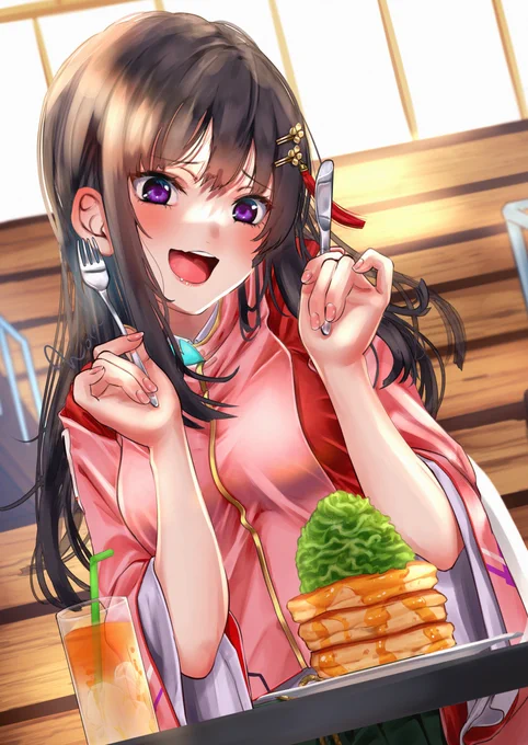 やったぁ!ママぁ～もう食べていい～??!!!#ヘブバン #hvbnFA 