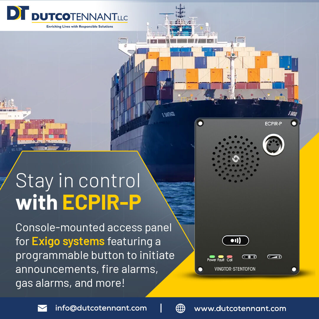 Dutcotennant's tweet image. Effortlessly control your Exigo system with ECPIR-P - the ultimate #accesspanel for console mounting. With just one programmable button, you can easily initiate announcements, #firealarms, gas alarms and more.
To know more visit us at info@dutcotennant.com.
 #DutcoTennantLLC