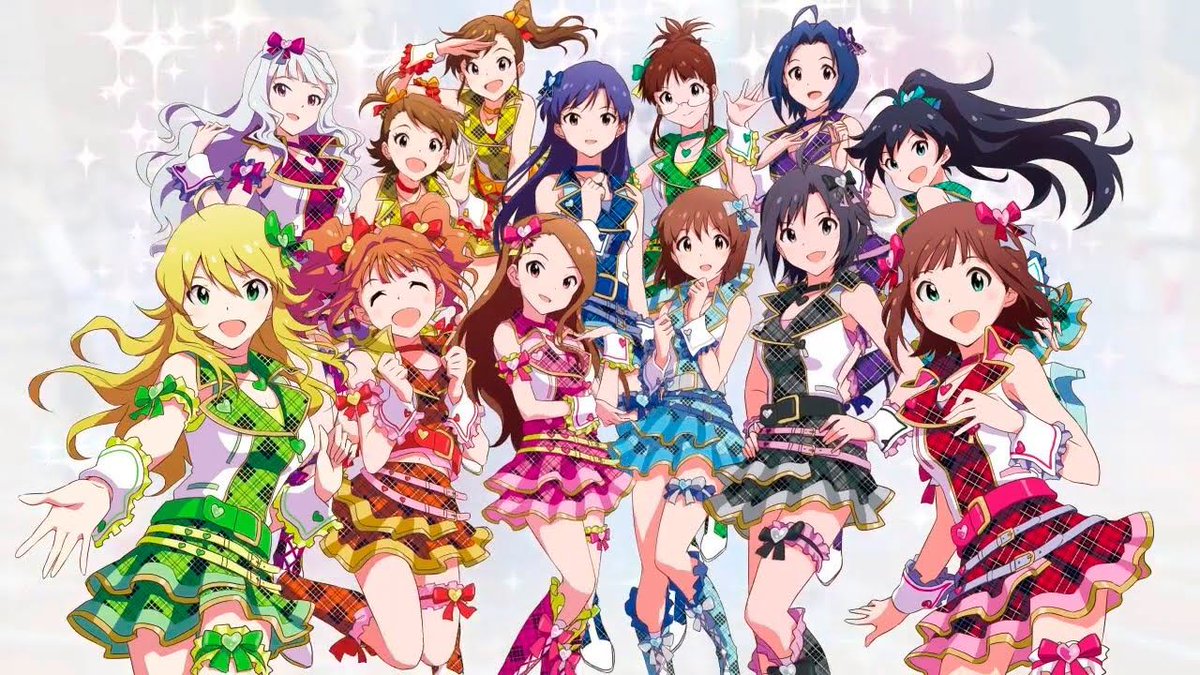 秋月律子 ,天海春香 ,双海亜美 ,双海真美 ,我那覇響 ,萩原雪歩 ,星井美希 ,如月千早 ,水瀬伊織 ,三浦あずさ ,四条貴音 ,高槻やよい 「ワンフォーオールも来年で10年か～。ワシはここからアイマス勢になったので感慨深い」|たか月Pのイラスト