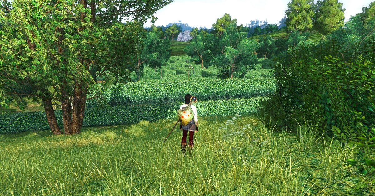 LOTROscreens's tweet photo. Enjoying the hedge maze at the Spring Festival! #LOTRO https://t.co/k4RjbN71eF