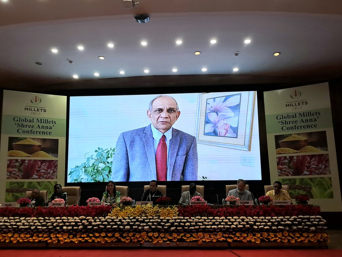 Prof Karim M Maredia, College of Agriculture  and Natural Resources Michigan State University, USA in his video address highlighted the Role of Academia for Enhancing productivity by creating greater Awareness, R&amp;D, Processing Value addition and Marketing.