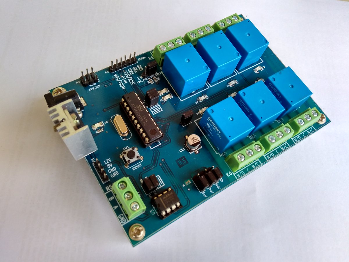 PerenialDev's tweet image. Old Work,#ATtiny2313 based 6 channel relay control board with #RS485

Plugging my YT channel here youtube.com/@XanthiumIndus…

#embdded #Arduino #dotnet #Python #pythonprogramming #instructables #ElectronicsTwitter #RaspberryPi #RaspberryPiPico