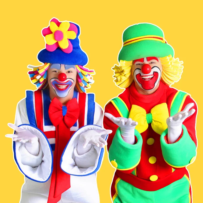 today's clowns of the day are Patati Patatá! 