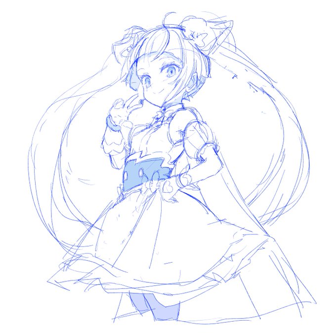 キュアスカイ!
久々にプリキュア朝見たら描きたくなりましたねw
自宅戻ったら思いっきり絵描きたいな! 