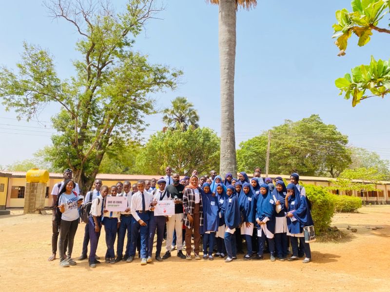 SH__Foundation's tweet photo. On our day two of activism, we visited Demonstrations Secondary School and had an interesting conversation around Gender Based Violence and how its can affect women of all age and class. 

we also explored some of the way we can work together to create safe environment for women. https://t.co/Q8qfiv6Un6