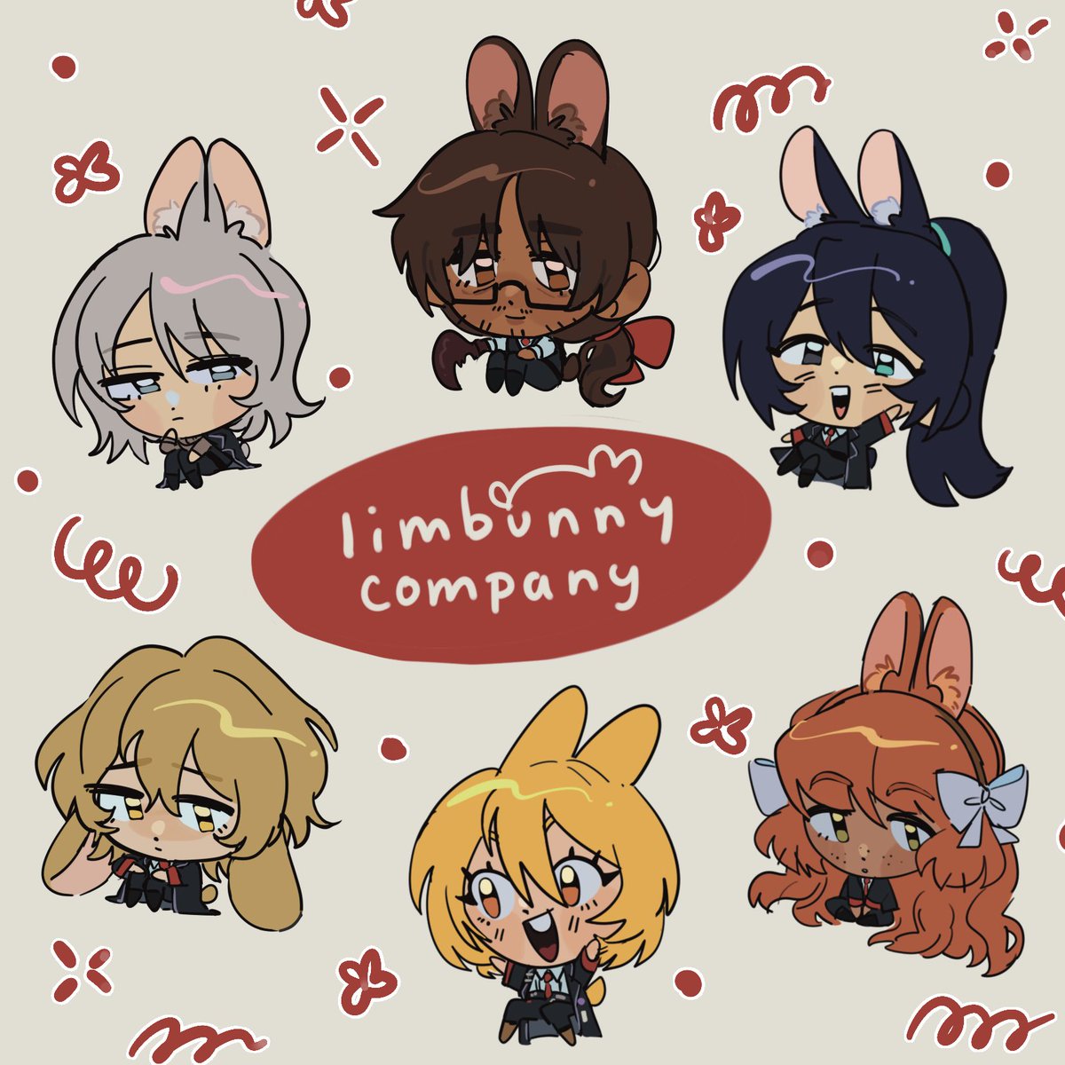 🐰 they are being baked... if anyone at cf16 is looking for limbus merch i offer you my tiny bunny charms 🤲🏼

#comifuro16 #cf16 