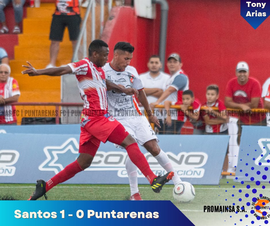 Santos 🔴⚪️ de Randall Row sigue con buena racha, lo contrario que Puntarenas 🟠⚪️ de Geiner Segura que sigue sin ganar
