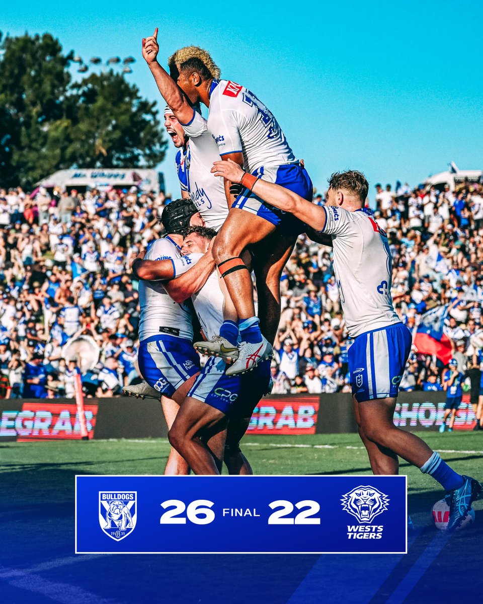 NRL_Bulldogs's tweet photo. Stronger Together. 🫂 https://t.co/LrFklXW0Bi