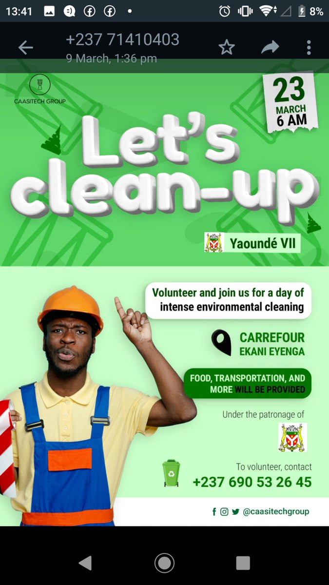 GanyiHeribert's tweet image. Let&apos;s clean our environment, we are waiting for you guys
#caasitechacademy
#environment