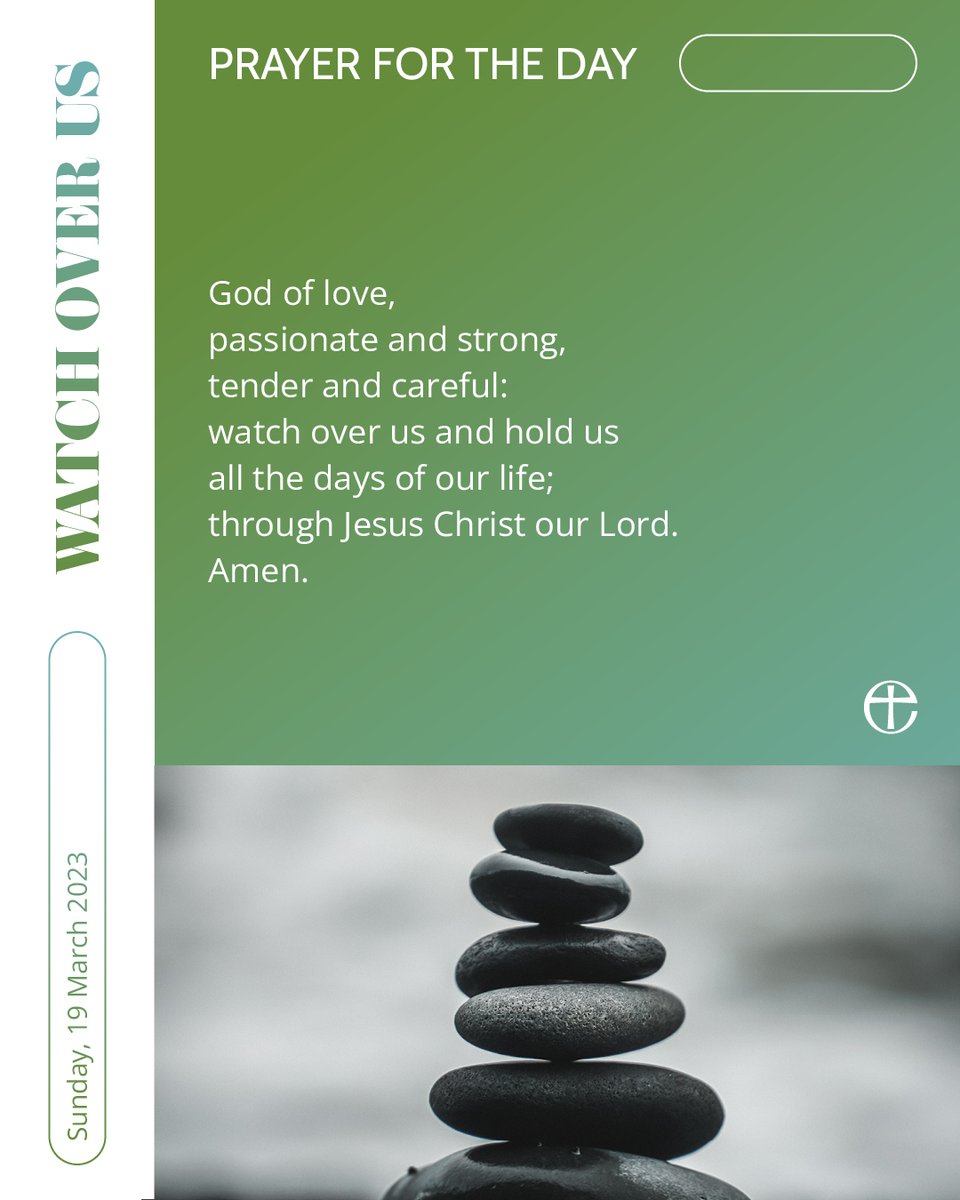 Join in with us and thousands of others praying these words today. 

Access a spoken version of today's prayer at cofe.io/TodaysPrayer.