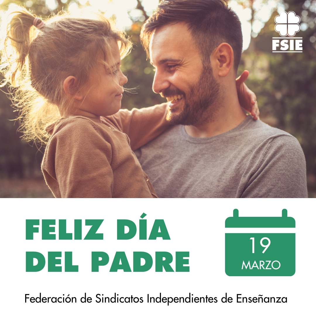 FSIEAndalucia's tweet photo. Hoy celebramos el #DíaDelPadre, una ocasión para reconocer el papel fundamental que tienen los padres en la educación de sus hijos. Gracias por estar siempre ahí, por enseñarles valores y por apoyarnos en la escuela. ¡Feliz día a todos los papás! #FSIEdedicadosAti #CompromisoFSIE https://t.co/KPRqEUtV0G